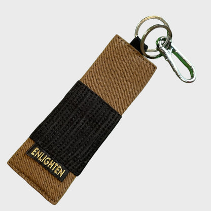 Made in the UK BJJ brown belt keyring